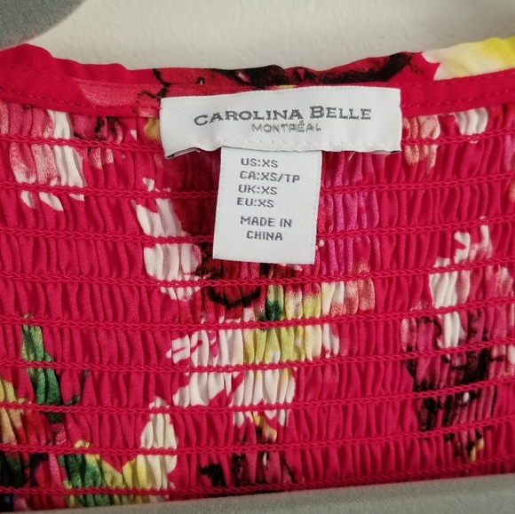 Carolina Belle floral smocked blouse - Picture 2 of 5